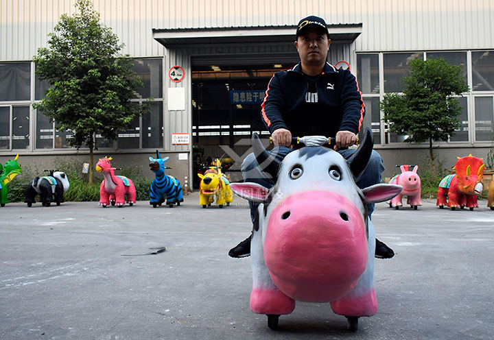 奶牛童車出廠測試