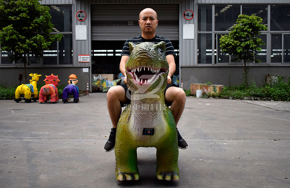 霸王龍童車，商場騎行霸王龍，霸王龍小車